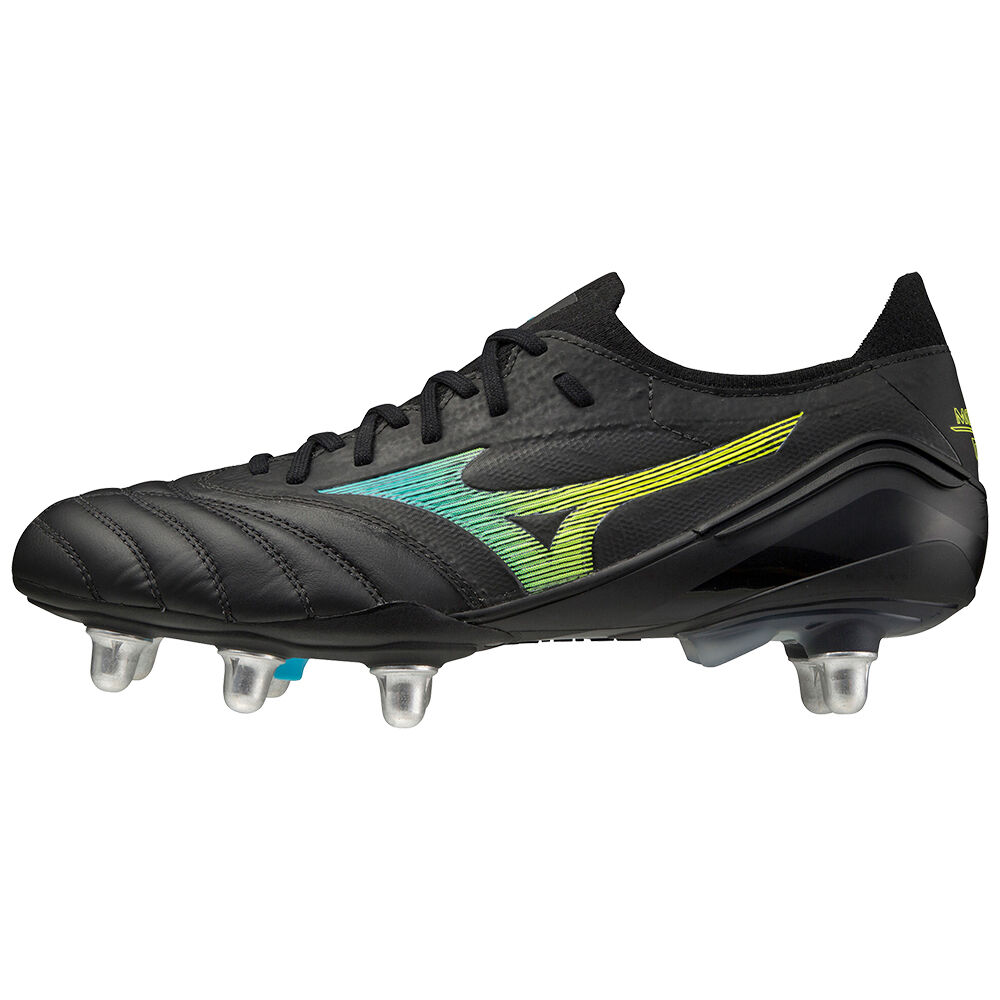 Chuteiras Mizuno Morelia Neo Iii Beta Elite Si - Homem - Pretas/Azuis Turquesa - FJWNL5784